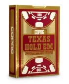 Karty do gry Texas Hold'em jumbo, czerwone