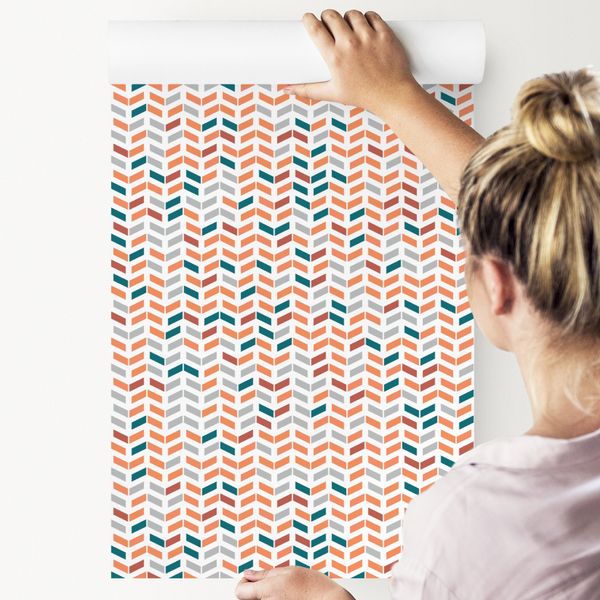 Tapeta Kolorowe Geometryczne Wzory zdjęcie 4