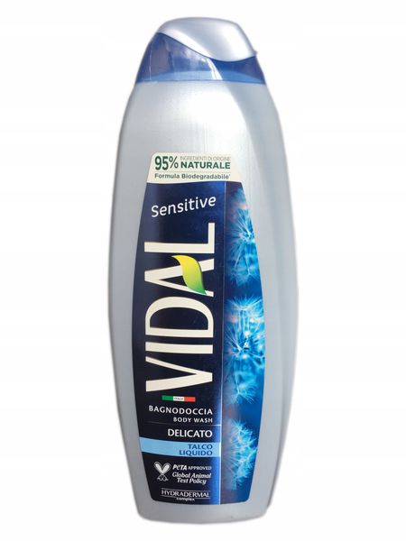 Żel Pod Prysznic Vidal Sensitive 600Ml zdjęcie 5