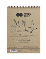 szkicownik na spirali happy color 90g 80 arkuszy - a5 (14,85 x 21 cm)