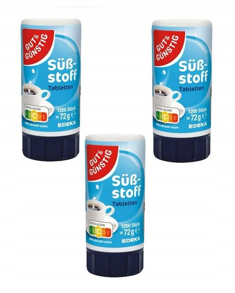 G&G SŁODZIK W TABLETKACH FIT DIETETYCZNY NIEMIECKI EDEKA 0,072 kg/1200 zdjęcie 1