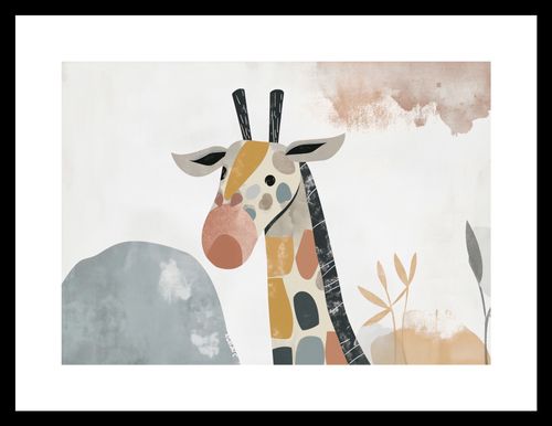 Plakat 29,7x21cm Żyrafa Bambino na Arena.pl