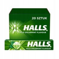 Halls Cukierki o smaku łagodnej mięty 33,5 g x 20 sztuk