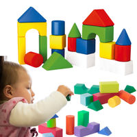 Zestaw Kloców Dmuchanych Przestrzenne Bryły 19 El Dla Dzieci 2599