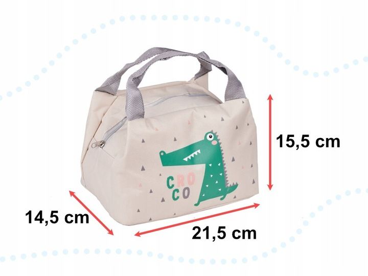 TORBA TERMICZNA IZOLACYJNA LUNCH ŚNIADANIOWA PIKNIK BIWAK NA PLAŻĘ POJEMNA zdjęcie 3