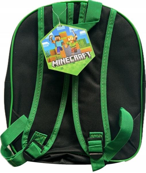 MINECRAFT PLECAK PRZEDSZKOLNY CREEPER BOOM TNT zdjęcie 3