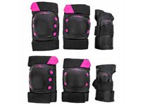 Zestaw ochraniaczy na kolona łokcie nadgarstki Raven Dexard Black Pink 2021 M