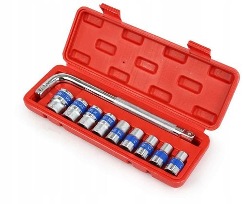 klucze nasadowe 1/2" 10pcs 10-24mm na Arena.pl