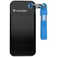dysk zewnętrzny verbatim pocket ssd 2tb - brelok do kluczy z kablem