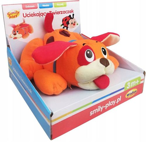 SMILY PLAY Piesek do raczkowania ucieka wibruje dźwięki melodyjki rusza się na Arena.pl