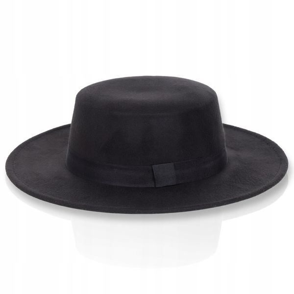 Męski filcowy kapelusz fedora zdjęcie 1