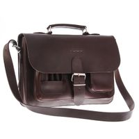 TECZKA SKÓRZANA 3W1 KEMER VOOC Vintage P13 BRĄZOWA