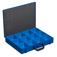 Kaseta metalowa 12 pojemników 440x390x70 mm