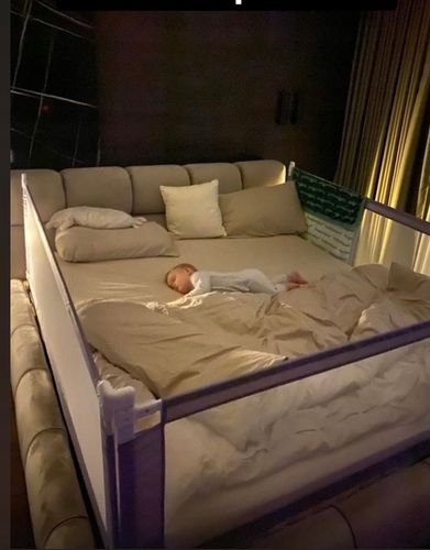 Barierka ochronna na łóżku 200*160cm. 3 strony .Lapchu na Arena.pl