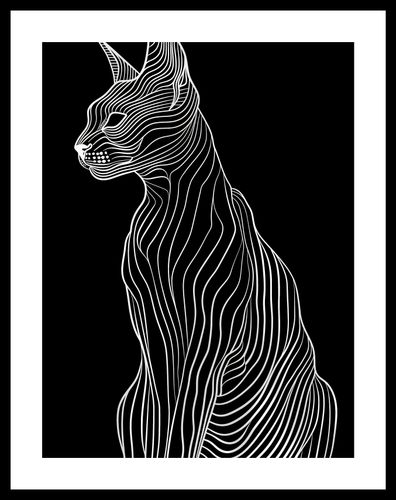 Plakat 30x40cm Minimalny Kontur na Arena.pl