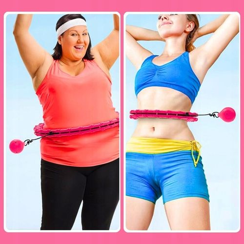 HULA HOP Z OBCIĄŻENIEM Odchudzające Obciążnikiem Smart z Wypustkami HULAHOP na Arena.pl