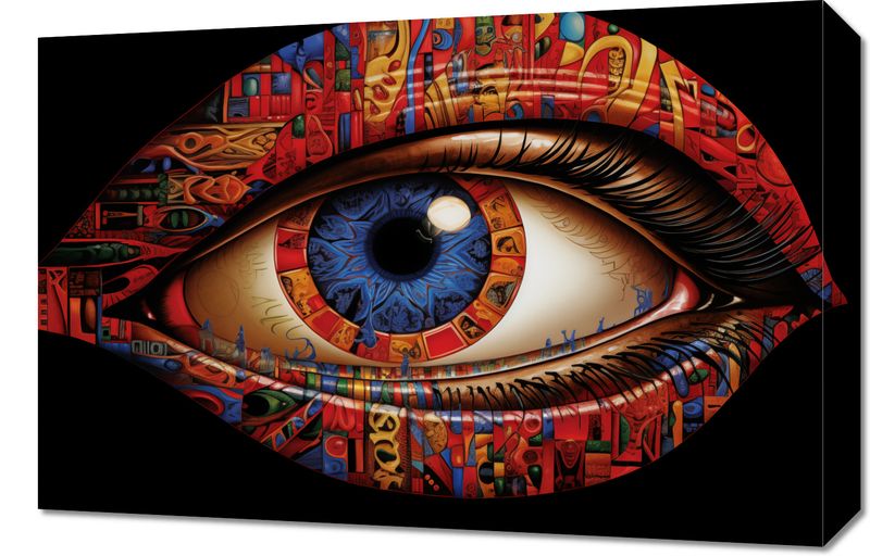 Obraz 60x40cm W Oku Obserwatora zdjęcie 1