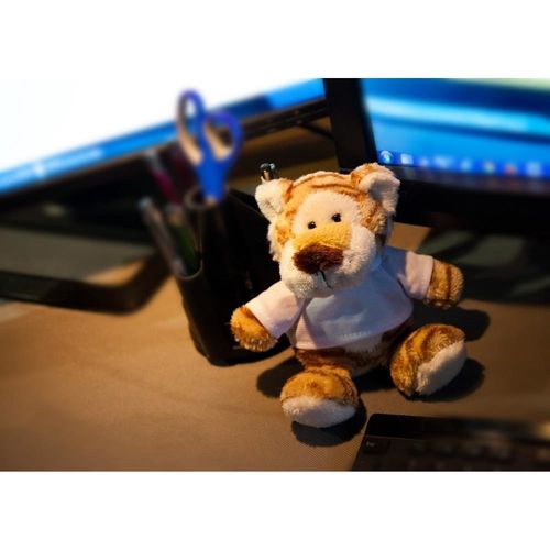 Damon, pluszowy tygrys UPOMINKARNIA Jasnobrązowy na Arena.pl