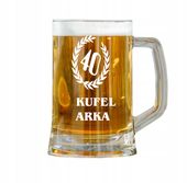 duży KUFEL do Piwa na PREZENT z GRAWEREM na urodziny