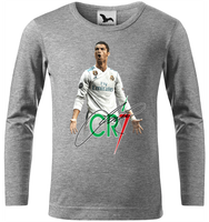 Koszulka z długim rękawem - Cristiano Ronaldo z autografem