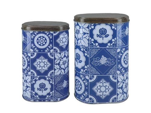 Kpl. 2 owalnych puszek metalowych na Arena.pl