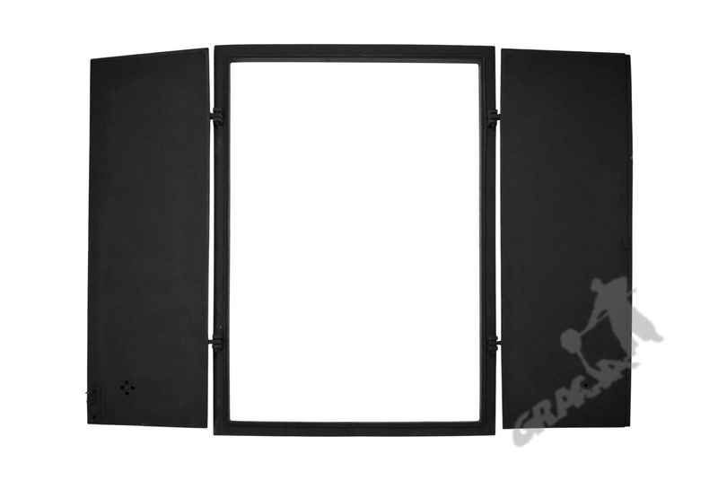 DRZWI A7 - 116X79 CM + TERMOMETR 0-500°C ŻELIWNE DO WĘDZARNI CHLEBOWE zdjęcie 3