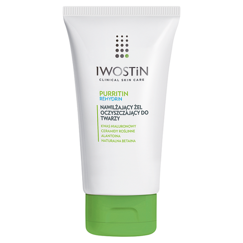 Iwostin Purritin Rehydrin Nawilżający żel oczyszczający do twarzy 150 ml na Arena.pl
