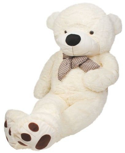 Miś pluszowy 130 cm - biały na Arena.pl
