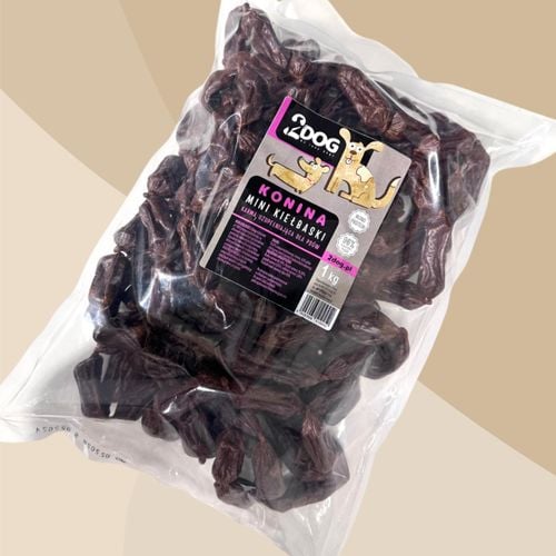2Dog MINI Kiełbaski koń 1kg na Arena.pl