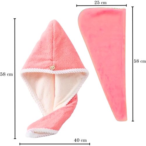 RĘCZNIK DO WŁOSÓW TURBAN Z MIKROFIBRY DWUSTRONNY na Arena.pl