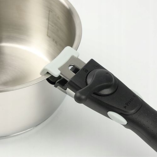 ZESTAW GARNKÓW STALOWYCH GARNKI Z ODPINANĄ RĄCZKĄ 3 SZT FUSION 1,6/2,2/3,1L na Arena.pl