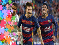 Puzzle tradycyjne - Ronaldo Messi Neymar
