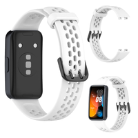Pasek do Huawei Band 8 9 10 watch bransoleta opaska na zegarek mocny biały