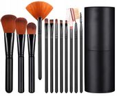 Zestaw Pędzli Do Makijażu Profesjonalny 12 Etui
