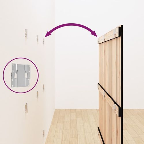 Wezgłowie łóżka, czarne, 159,5x3x110 cm, lite drewno sosnowe na Arena.pl