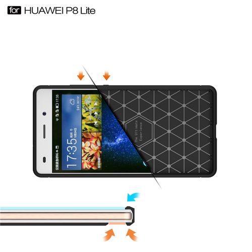 ETUI TPU CARBON CASE HUAWEI P8 LITE PANCERNE na Arena.pl