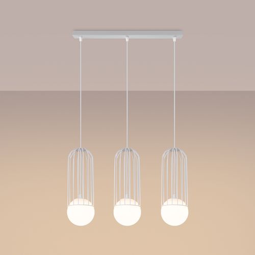 Lampa wisząca BRINA 3L biała na Arena.pl