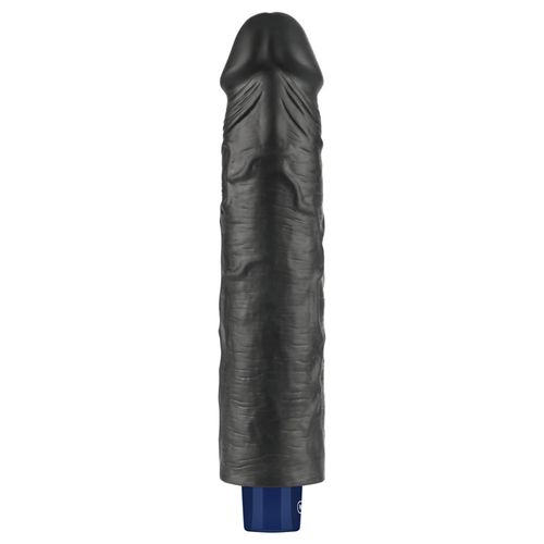 9.5" Real Softee Rechargeable Tpe Vibrating Dildo(Black na Arena.pl