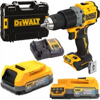 WIERTARKOWKRĘTARKA AKUMULATOROWA Z UDAREM XR 18V 2*1.7AH DCD805E2TQW DEWALT