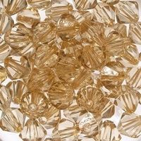 Korale Akrylowe Diamentowe 10mm (14szt) J.Beż