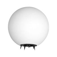 Lampa kula ogrodowa LUNA II 28cm biała E27 wbijana zewnętrzna IP65 ORNO