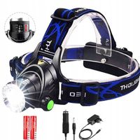 Latarka czołowa akumulatorowa LED L2/T6 3 zoomable