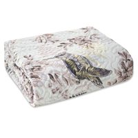 Narzuta welurowa Polly z nadrukiem botanicznym 170X210 wielokolorowa