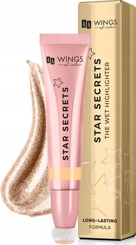 AA WINGS OF COLOR STAR SECRETS ROZŚWIETLACZ DO TWARZY NR 02 GOLD GLOW 13 ML na Arena.pl