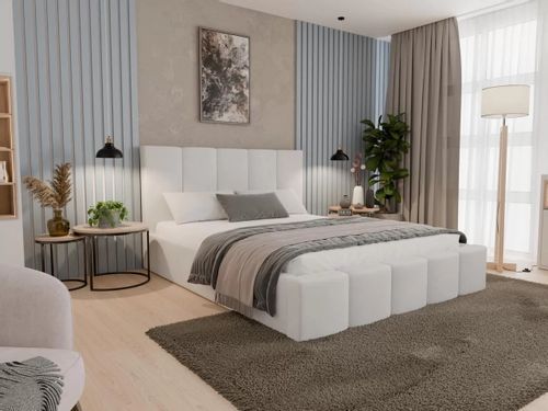 Łóżko tapicerowane  MASTER 160×200 ze stelażem na Arena.pl
