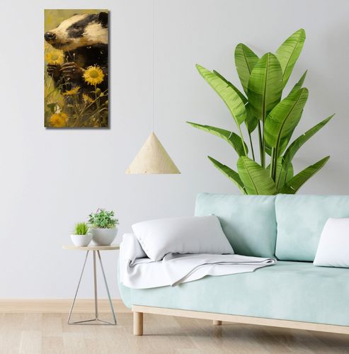 Obraz 30x60cm Łąka w Oczach Borsuka na Arena.pl