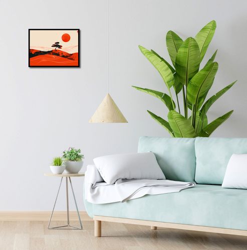 Plakat 40x30cm Czerwone Pustynne Pejzaże na Arena.pl