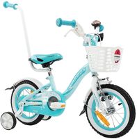 Rower 14 KARBON MIMI Błękitny Polski dziecięcy