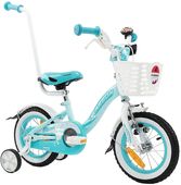 Rower 14 KARBON MIMI Błękitny Polski dziecięcy