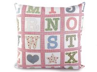 Poszewka na poduszkę LITERKI 43x43cm